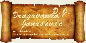 Dragovanka Janošević vizit kartica